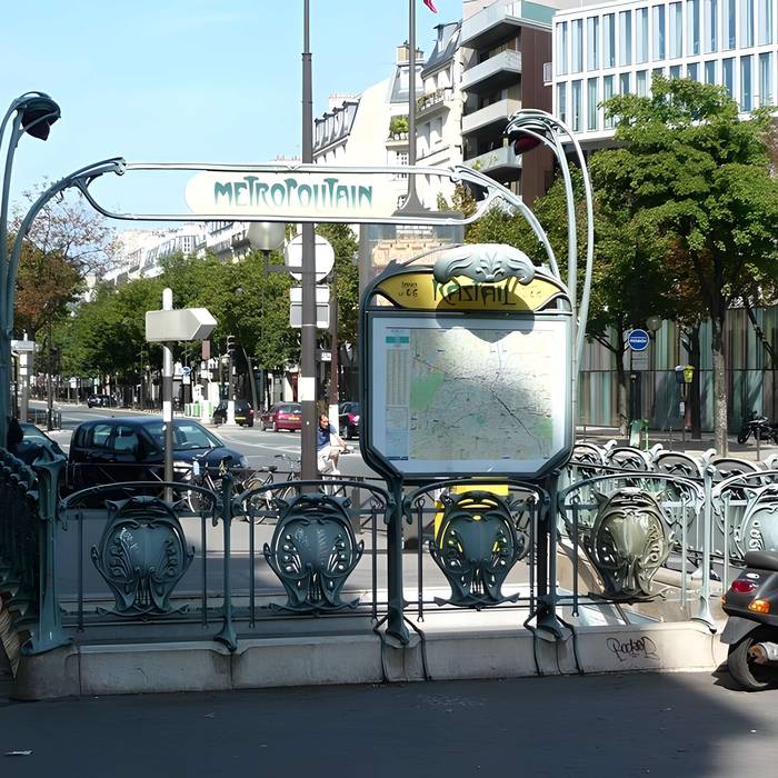 Photo de Édicule Guimard de la station Raspail - Paris 14ème