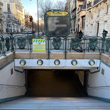 Édicule Guimard de la station Raspail - Paris 14ème