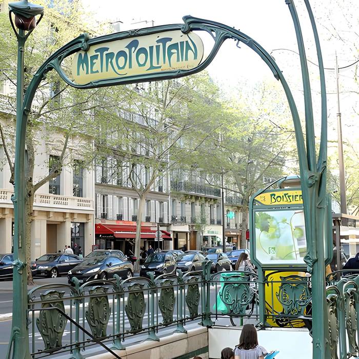 Photo de Édicule Guimard de la station Boissière - Paris 16ème