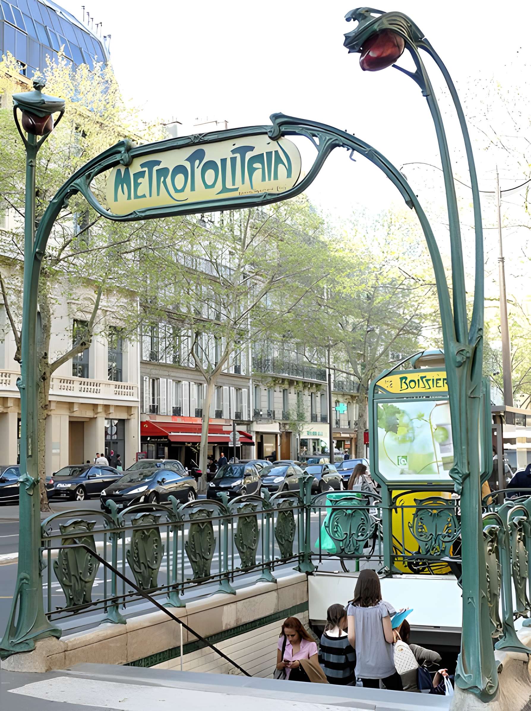 Édicule Guimard de la station Boissière - Paris 16ème 