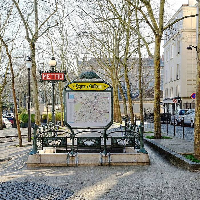 Photo de Édicule Guimard de la station Église-dAuteuil - Paris 16ème