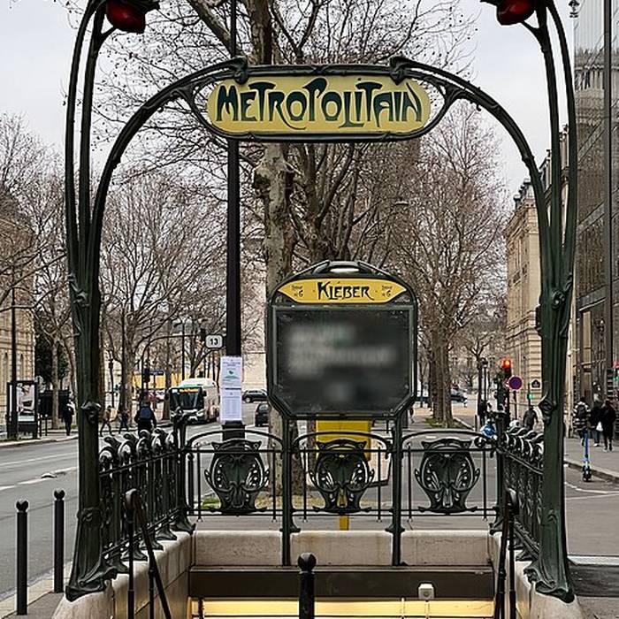 Photo de Édicule Guimard de la station Kléber - Paris 16ème