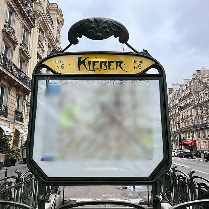 Photo de Édicule Guimard de la station Kléber - Paris 16ème