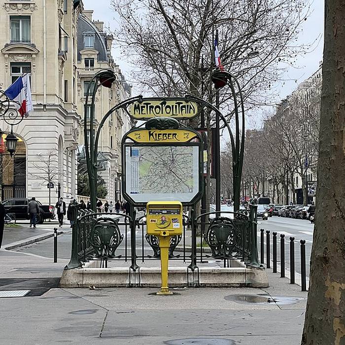 Photo de Édicule Guimard de la station Kléber - Paris 16ème