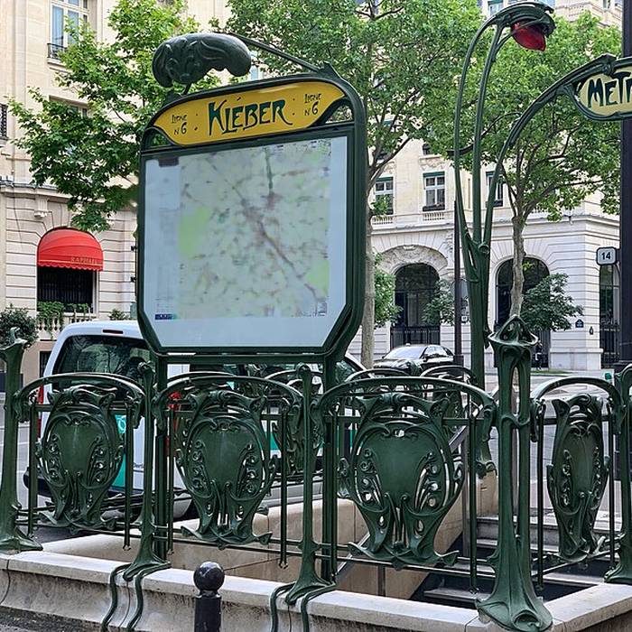 Photo de Édicule Guimard de la station Kléber - Paris 16ème