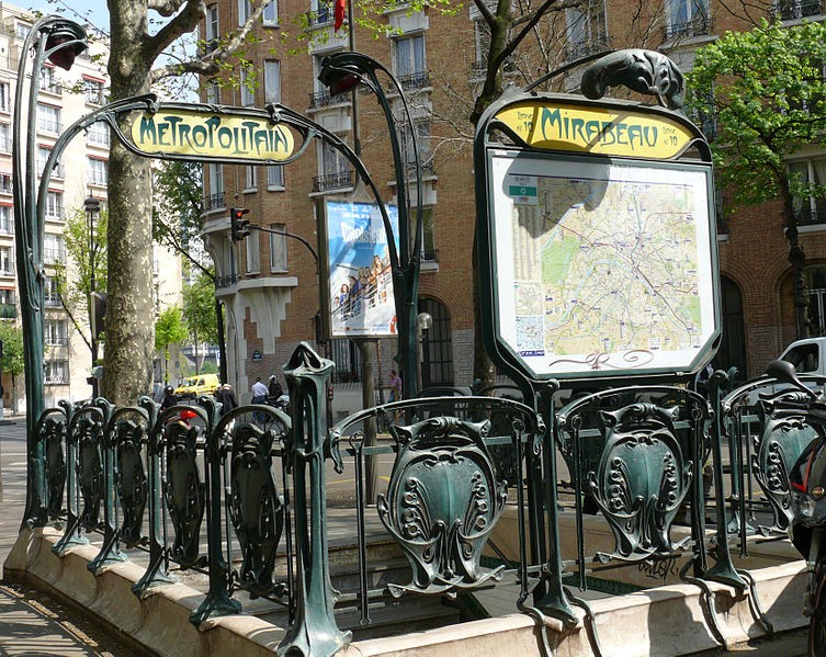 Photo de Édicule Guimard de la station Mirabeau - Paris 16ème