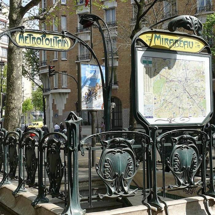 Photo de Édicule Guimard de la station Mirabeau - Paris 16ème