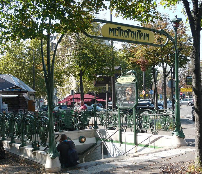 Édicule Guimard de la station Porte d'Auteuil - Paris 16ème
