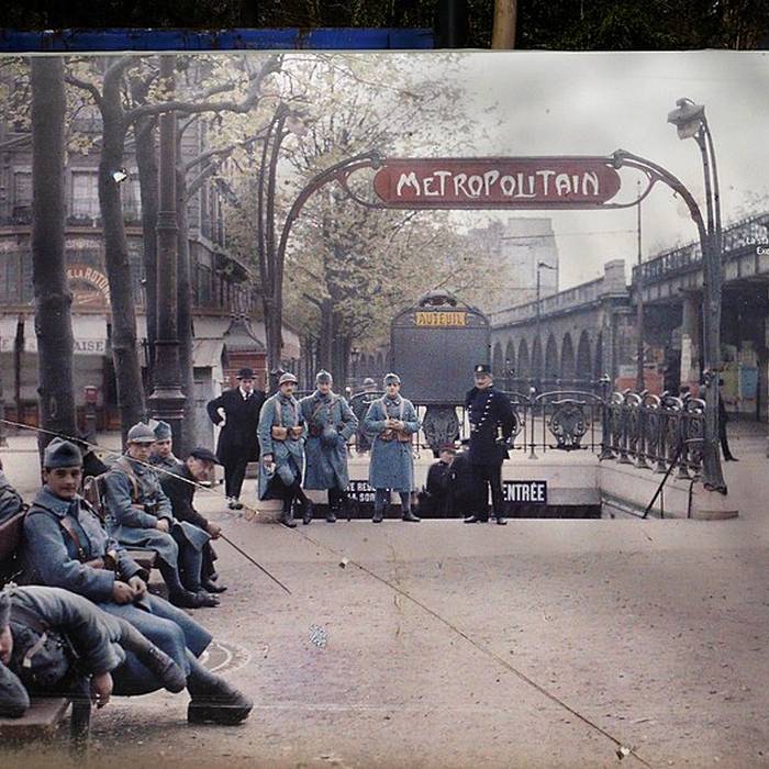 Photo de Édicule Guimard de la station Porte dAuteuil - Paris 16ème