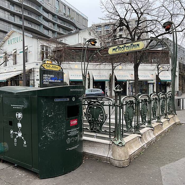 Photo de Édicule Guimard de la station Porte dAuteuil - Paris 16ème