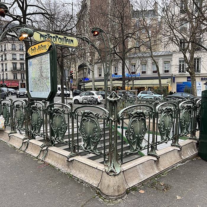 Photo de Édicule Guimard de la station Porte dAuteuil - Paris 16ème