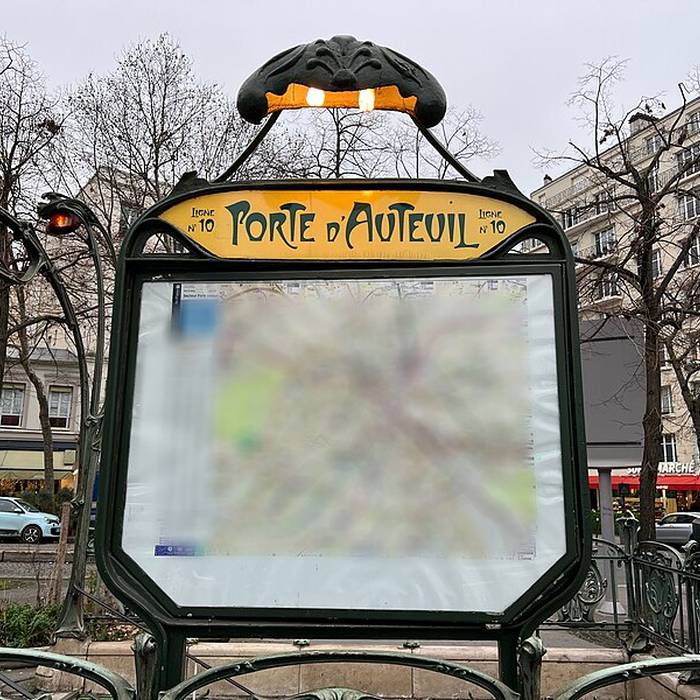 Photo de Édicule Guimard de la station Porte dAuteuil - Paris 16ème