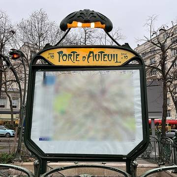 Édicule Guimard de la station Porte dAuteuil - Paris 16ème