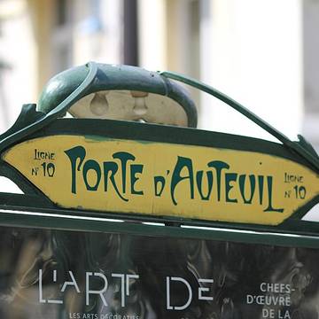 Édicule Guimard de la station Porte dAuteuil - Paris 16ème