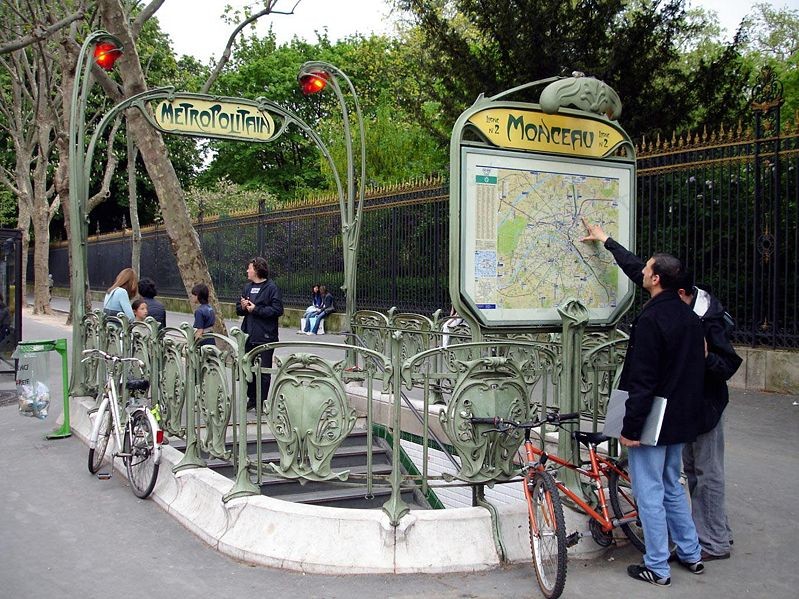 Photo de Édicule Guimard de la station Monceau - Paris 17ème