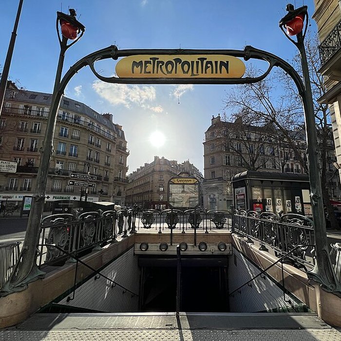 Photo de Édicule Guimard de la station Monceau - Paris 17ème
