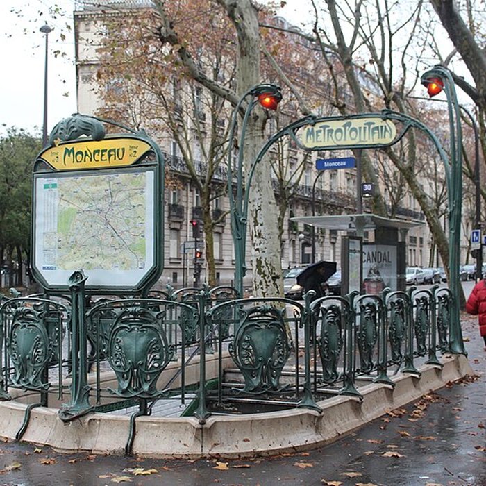 Photo de Édicule Guimard de la station Monceau - Paris 17ème