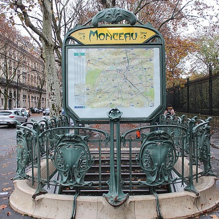 Photo de Édicule Guimard de la station Monceau - Paris 17ème