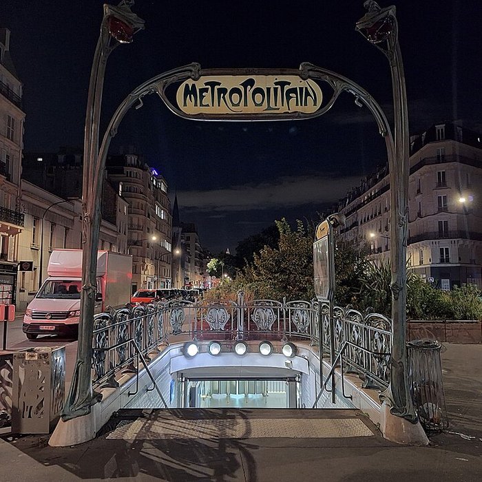 Photo de Édicule Guimard de la station Monceau - Paris 17ème