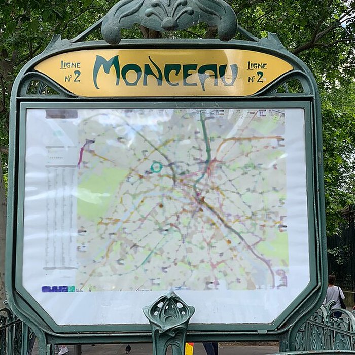 Photo de Édicule Guimard de la station Monceau - Paris 17ème