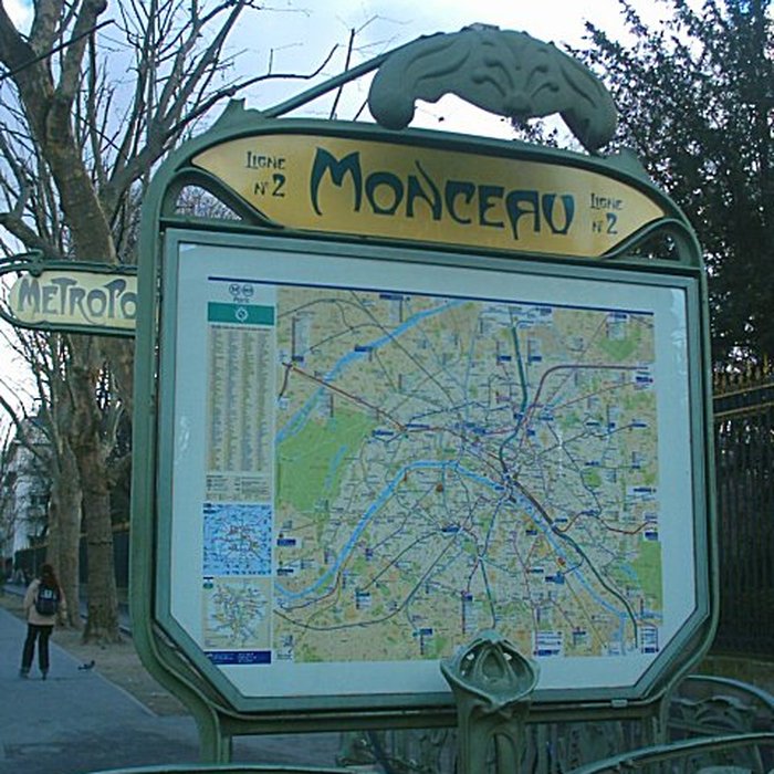 Photo de Édicule Guimard de la station Monceau - Paris 17ème