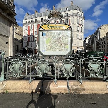 Édicule Guimard de la station Monceau - Paris 17ème