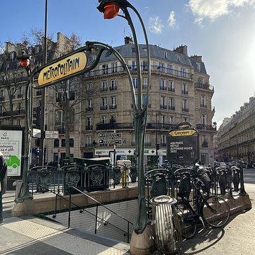 Édicule Guimard de la station Monceau - Paris 17ème