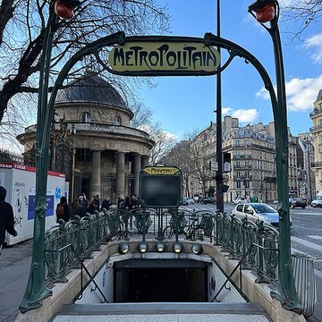 Édicule Guimard de la station Monceau - Paris 17ème
