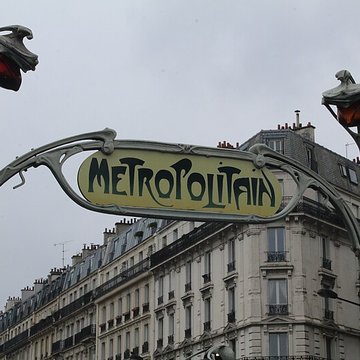 Édicule Guimard de la station Monceau - Paris 17ème