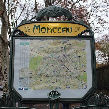 Édicule Guimard de la station Monceau - Paris 17ème