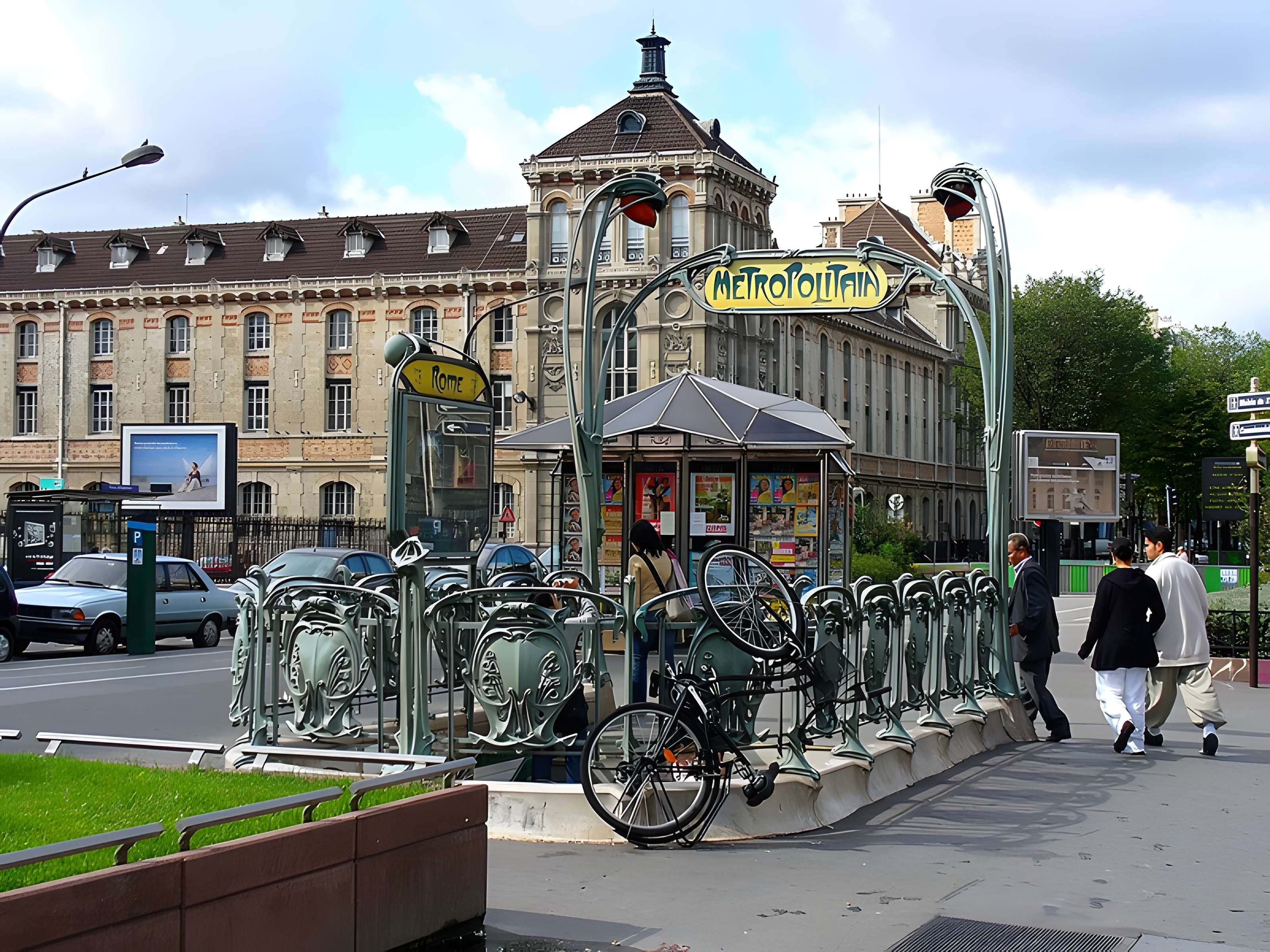 Édicule Guimard de la station Monceau - Paris 17ème