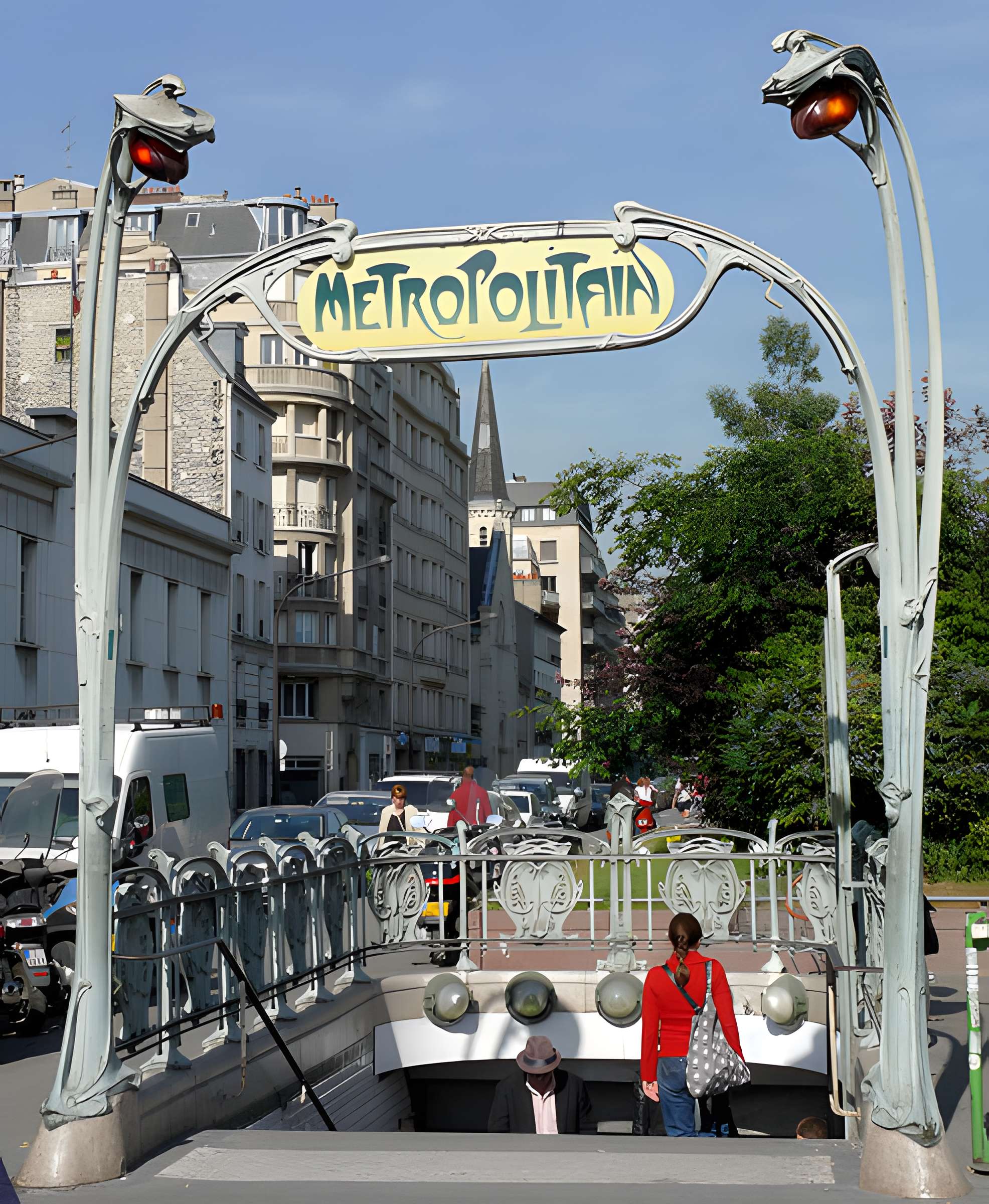 Édicule Guimard de la station Monceau - Paris 17ème