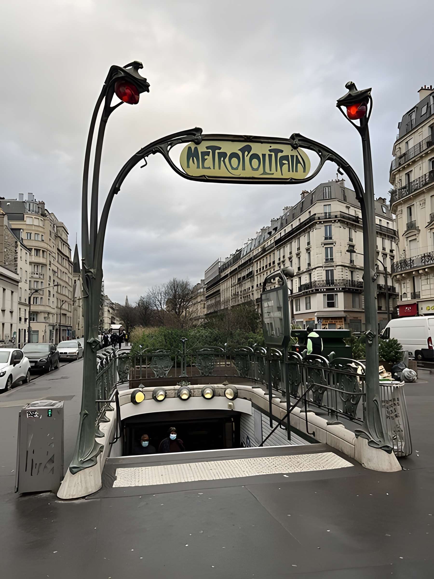 Édicule Guimard de la station Monceau - Paris 17ème