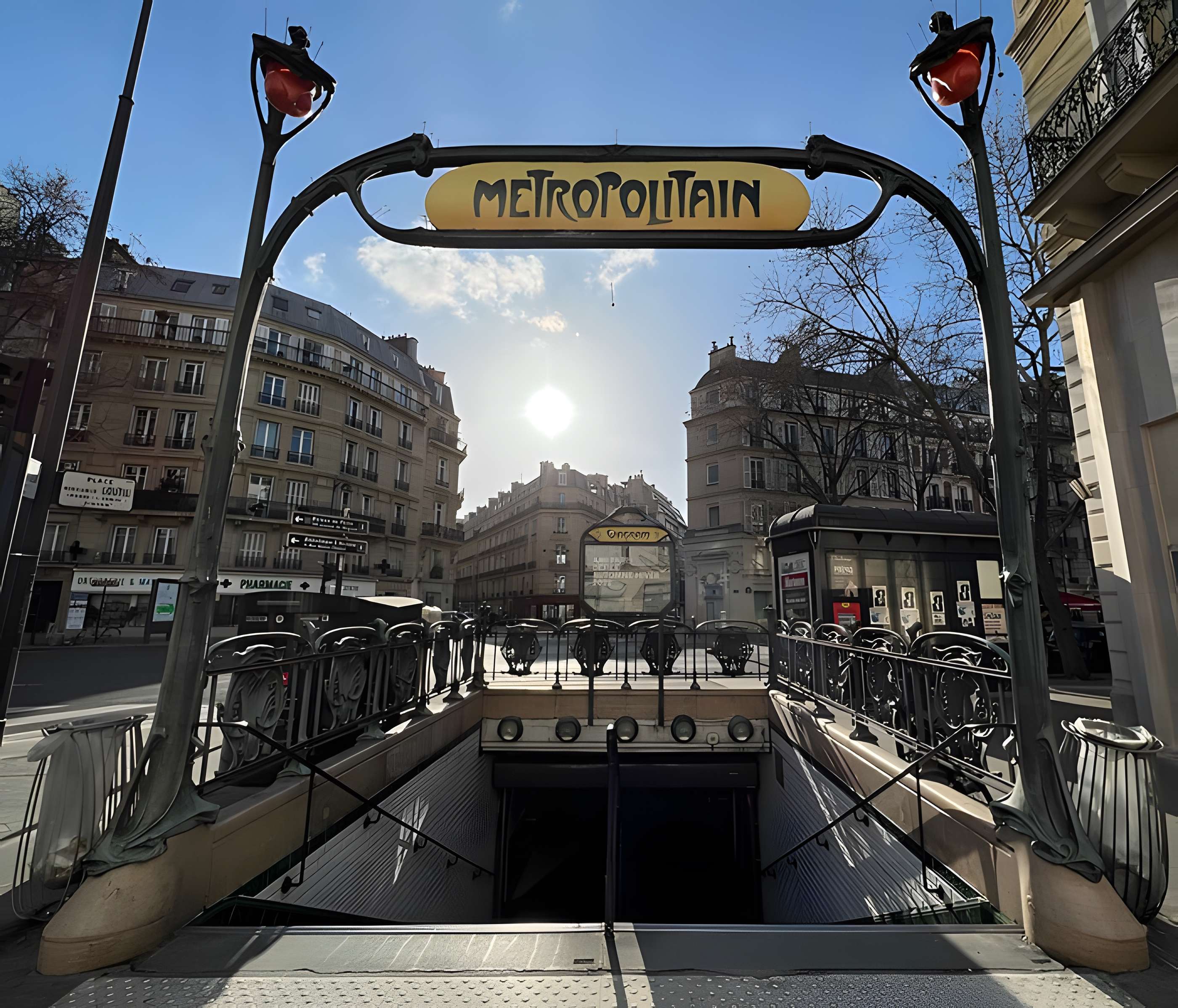 Édicule Guimard de la station Monceau - Paris 17ème