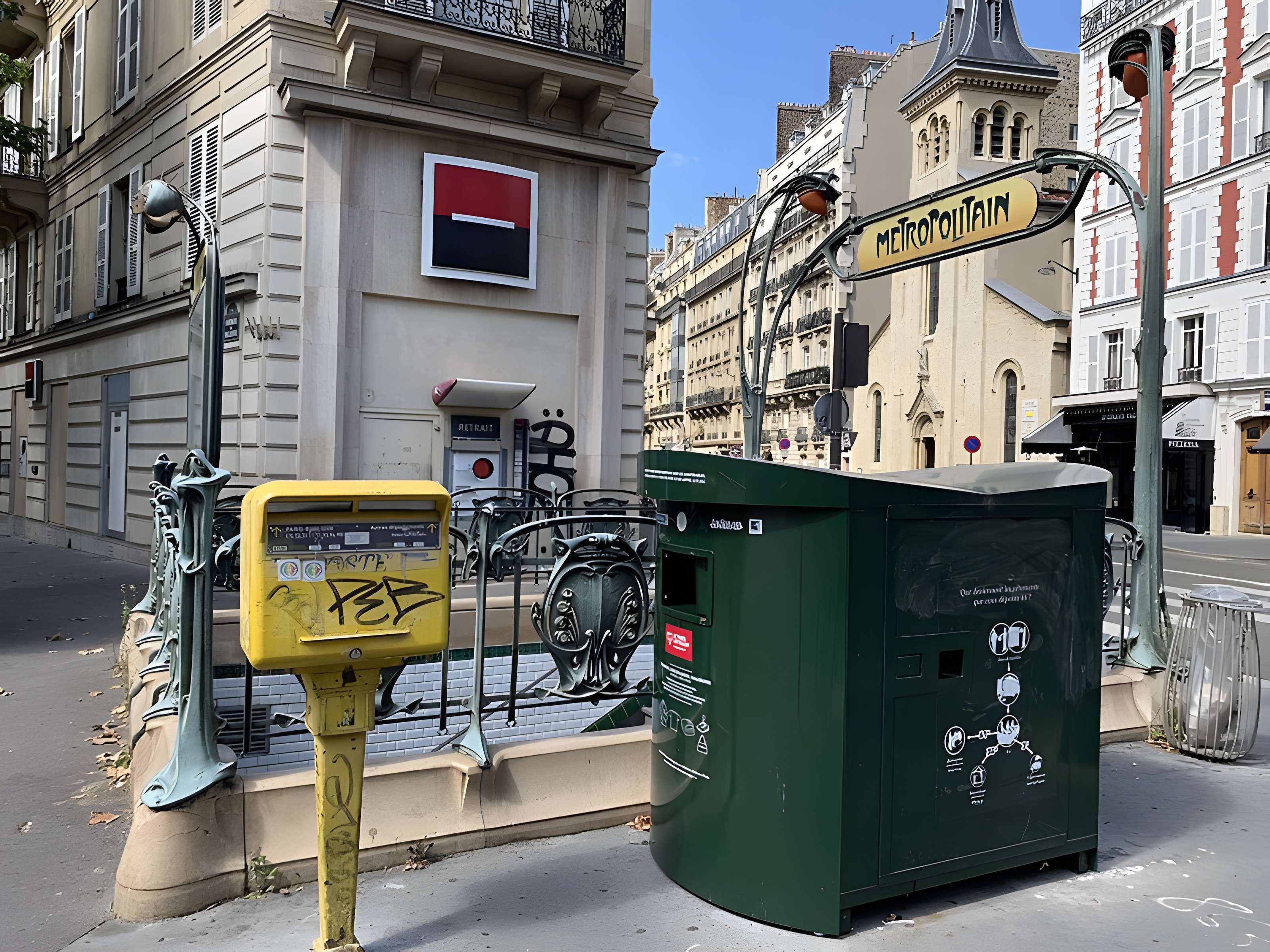 Édicule Guimard de la station Monceau - Paris 17ème