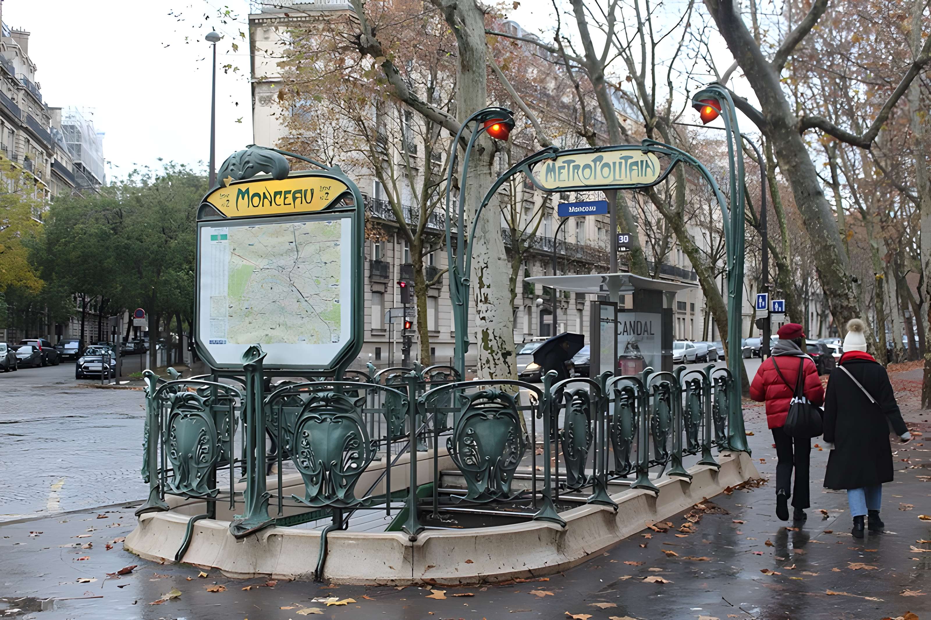 Édicule Guimard de la station Monceau - Paris 17ème