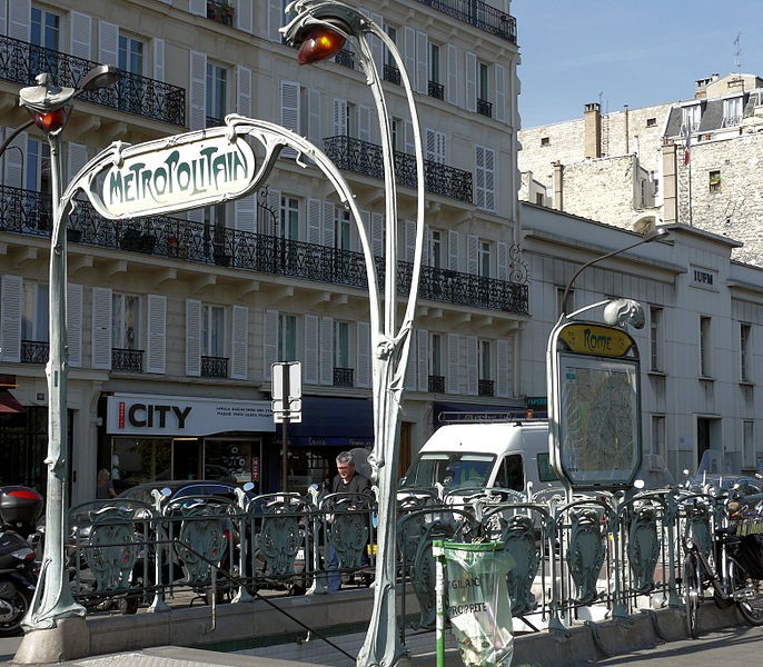 Photo de Édicule Guimard de la station Rome - Paris 17ème
