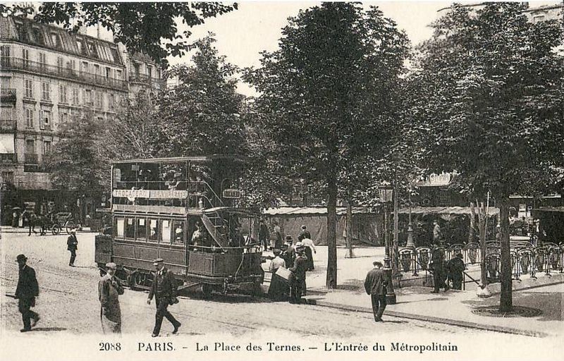 Édicule Guimard de la station Ternes - Paris 17ème