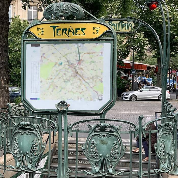 Photo de Édicule Guimard de la station Ternes - Paris 17ème