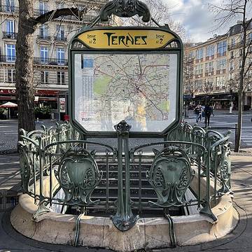Édicule Guimard de la station Ternes - Paris 17ème