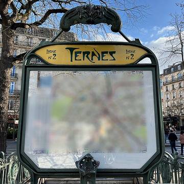 Édicule Guimard de la station Ternes - Paris 17ème