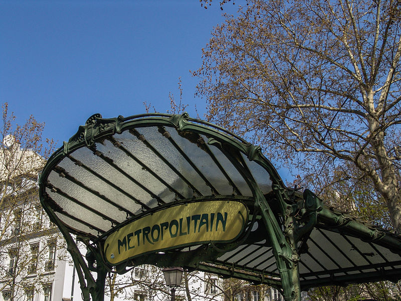 Édicule Guimard de la station Abbesses - Paris 18ème