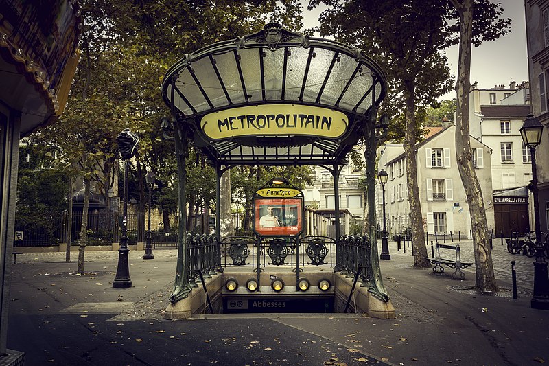Édicule Guimard de la station Abbesses - Paris 18ème