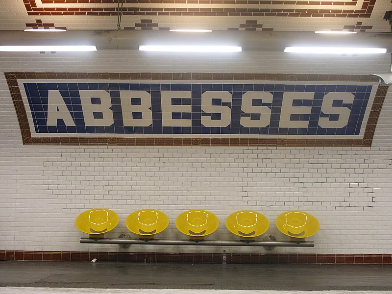 Édicule Guimard de la station Abbesses - Paris 18ème