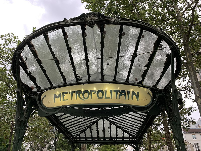Édicule Guimard de la station Abbesses - Paris 18ème