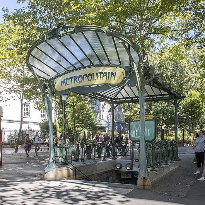 Photo de Édicule Guimard de la station Abbesses - Paris 18ème
