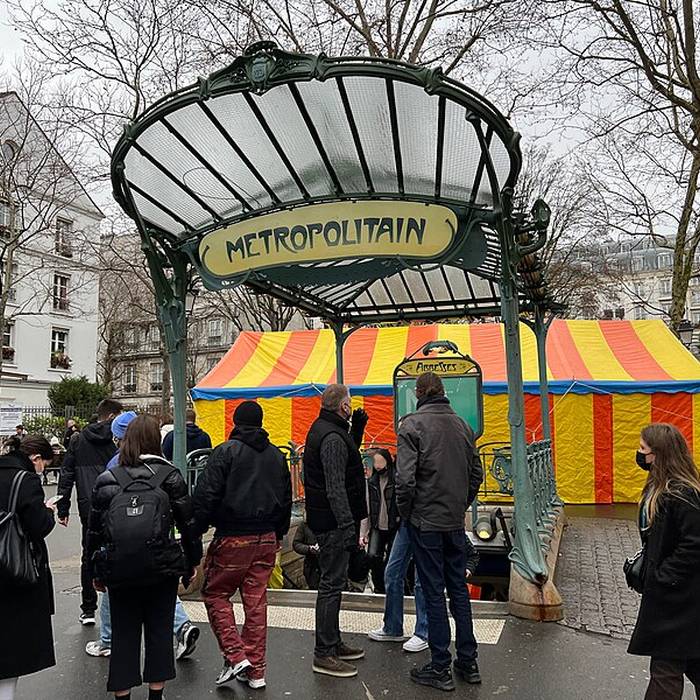 Photo de Édicule Guimard de la station Abbesses - Paris 18ème