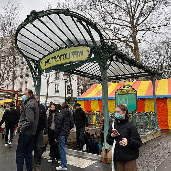 Photo de Édicule Guimard de la station Abbesses - Paris 18ème