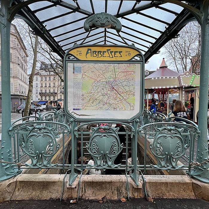 Photo de Édicule Guimard de la station Abbesses - Paris 18ème