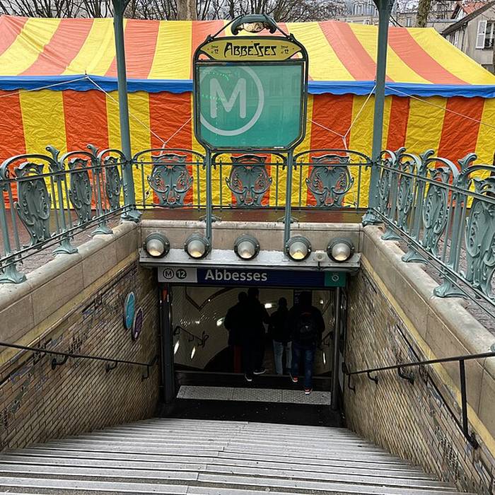 Photo de Édicule Guimard de la station Abbesses - Paris 18ème
